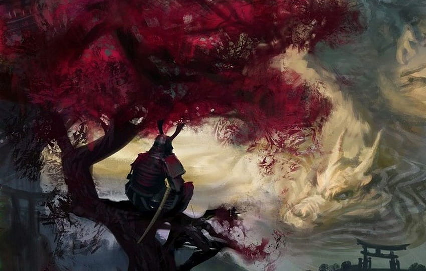 Immagine correlata. Fantasy, Samurai Meditation HD wallpaper