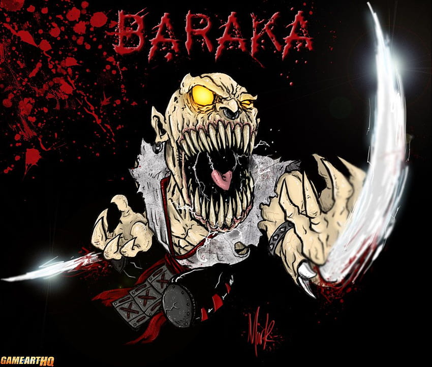 Download Ferocious Baraka Unleashed in Mortal Kombat Wallpaper  Wallpapers com