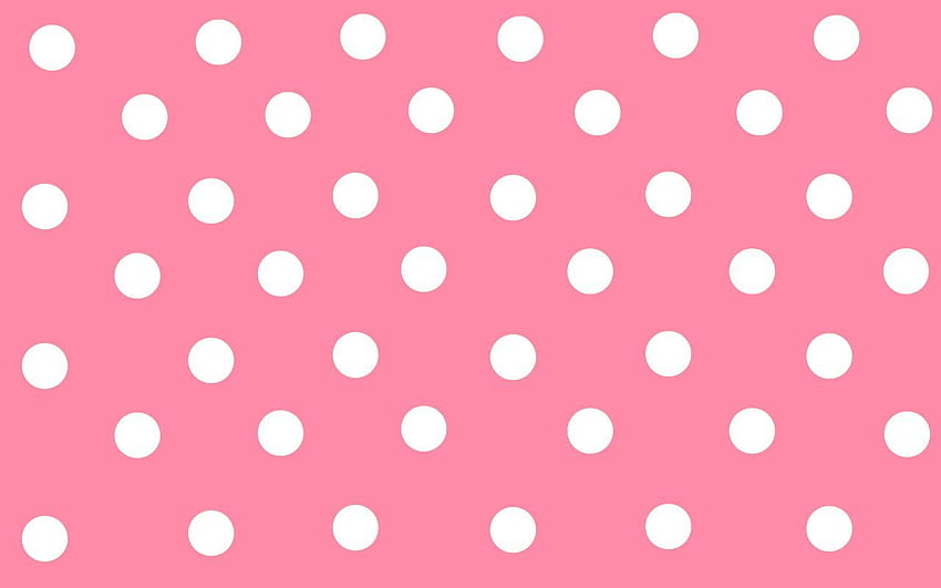 Red Polka Dot HD wallpaper