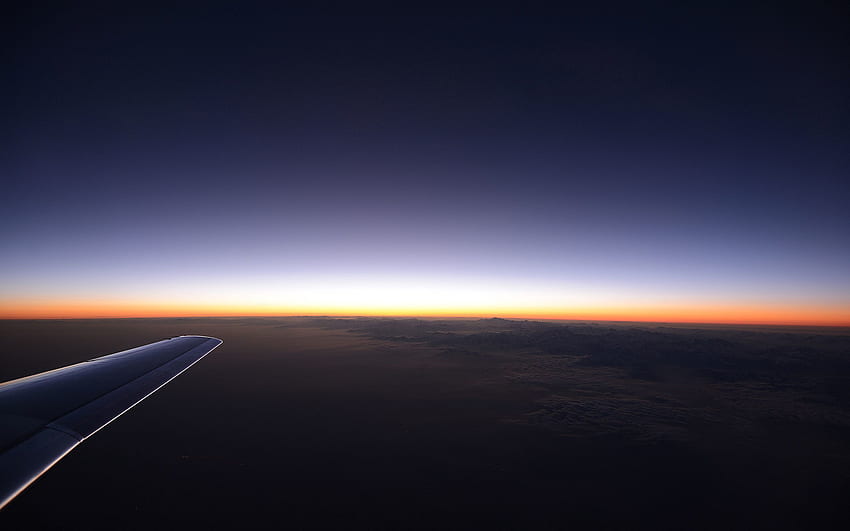 Natur, Himmel, Flug, Abend, Flugzeug, Flugzeug, gut aussehend, es ist schön HD-Hintergrundbild