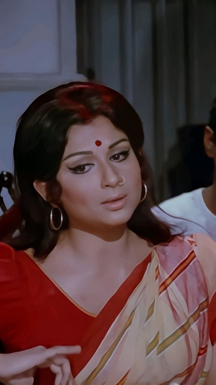 Sharmila Tagore, bollywood movie, amar prem, vintage HD phone wallpaper