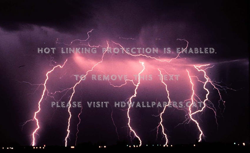 lightning and thunder forces storm sky of, Pink Storm HD wallpaper