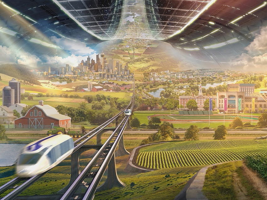 À quoi ressembleront les colonies spatiales flottantes de Jeff Bezos - Business, O'Neill Cylinder Fond d'écran HD