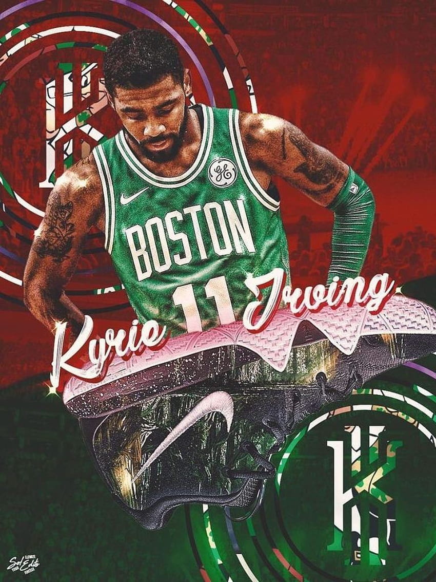 Celtics Kyrie Irving - Boston Celtics Kyrie Irving, dibujos animados de Kyrie  Irving fondo de pantalla del teléfono | Pxfuel