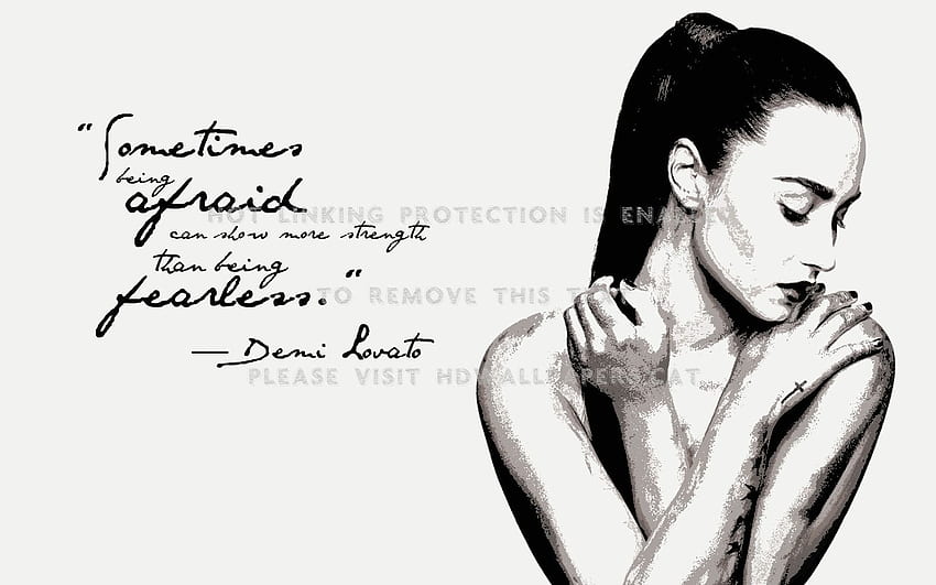 demi lovato fearless quote edit, Demi Lovato Quotes HD wallpaper