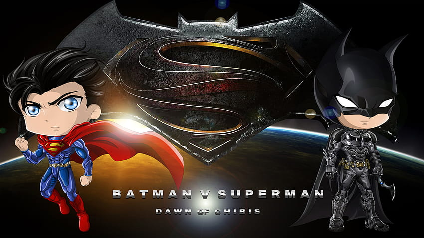 Batman v superman, Adventure, Action, Batman, Superman, Dawn, Justice,  Chibi / and Mobile Background HD wallpaper | Pxfuel