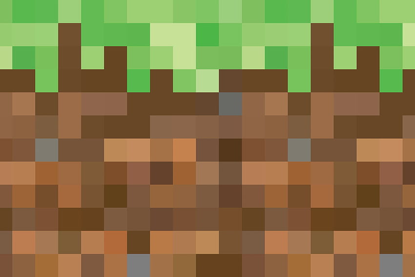 Minecraft-Blöcke, Minecraft-Schmutz HD-Hintergrundbild