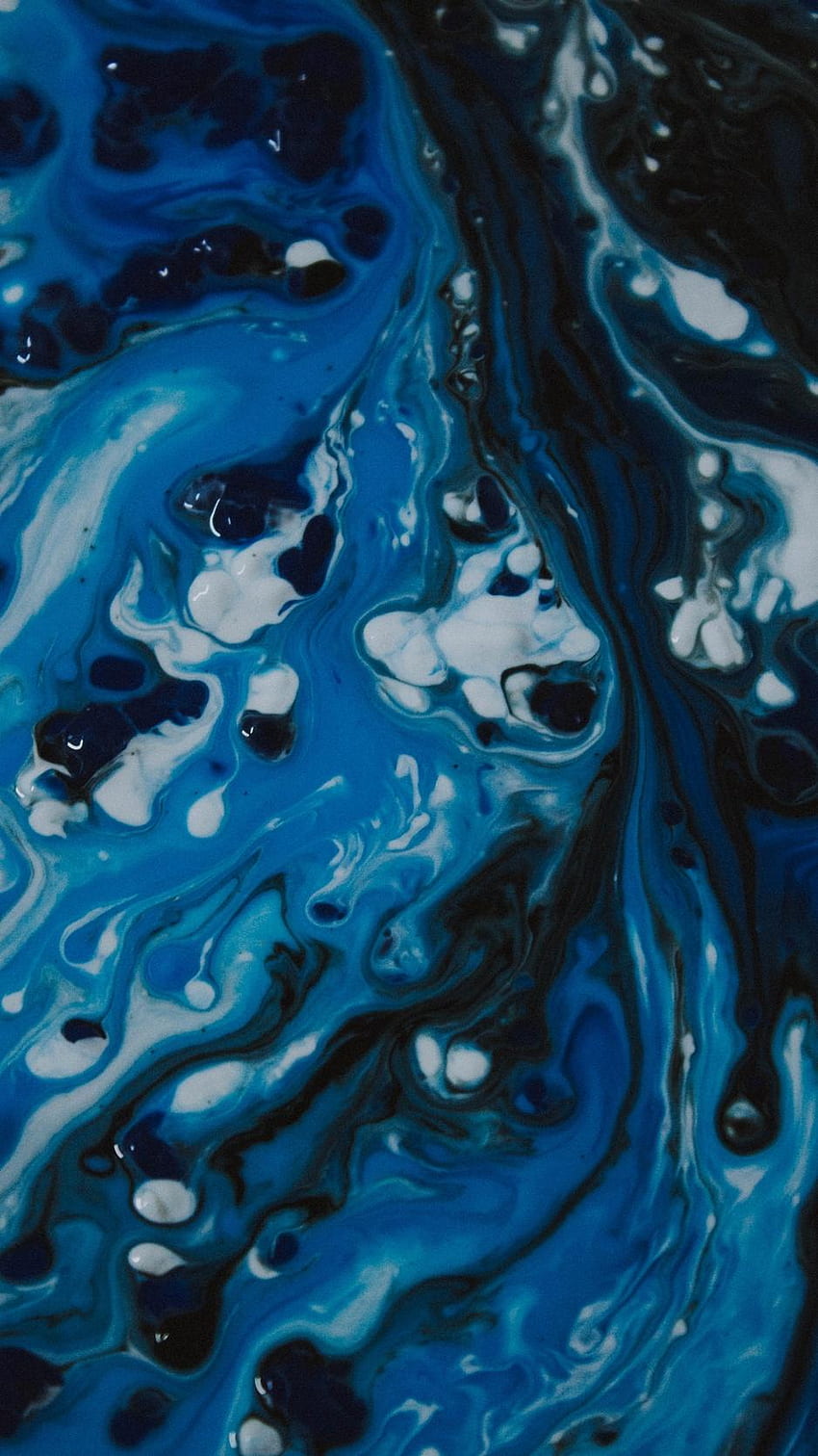 Liquid iPhone X, Liquid Blue HD phone wallpaper
