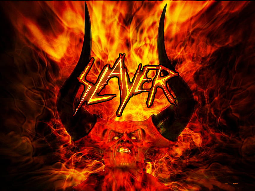 Slayer, เปลวไฟ, ปีศาจ, เปลวไฟ, ปีศาจ, วงดนตรี, หนัก, ดนตรี, โลโก้, โลหะ, ไฟ วอลล์เปเปอร์ HD