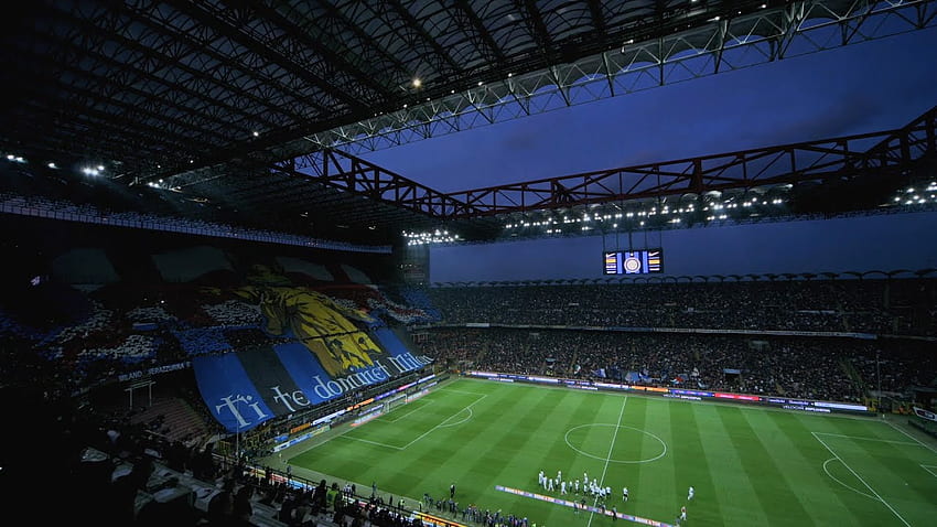 Inter.it Stadion. Oficjalna strona internetowa. FC Internazionale Mediolan, stadion San Siro Tapeta HD