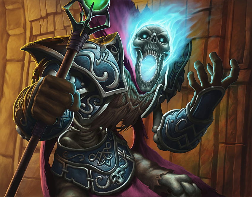 WoW Mage Staff Undead undead forsaken mage, Warcraft Mage HD wallpaper