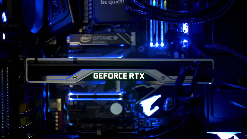 Nvidia pourrait payer 70% de plus pour la mémoire des cartes RTX, Intel Nvidia Fond d'écran HD