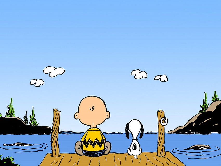 Charlie Brown, Computador Snoopy papel de parede HD
