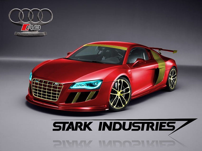 Iron Man / Stark Industries Audi ABT R8 GT R Concept By WomperOne, Tony Stark Hot Rod HD wallpaper