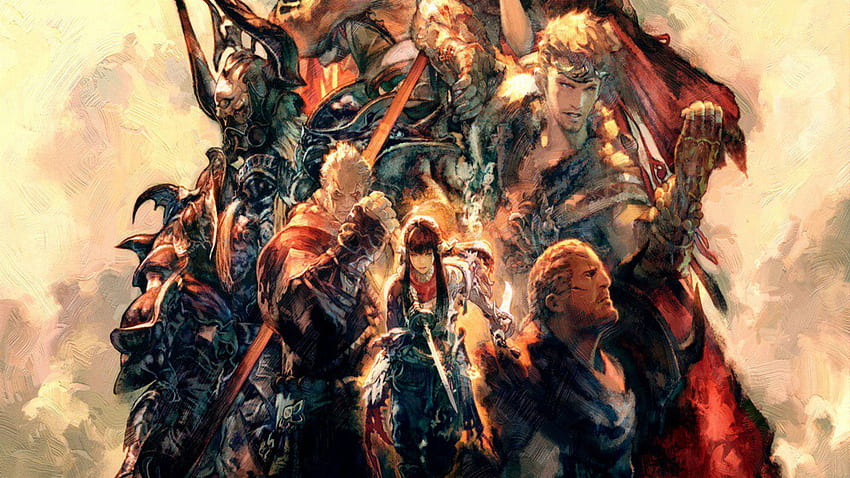 Film otwierający Final Fantasy XIV: Stormblood ujawnia nową klasę samurajów Tapeta HD