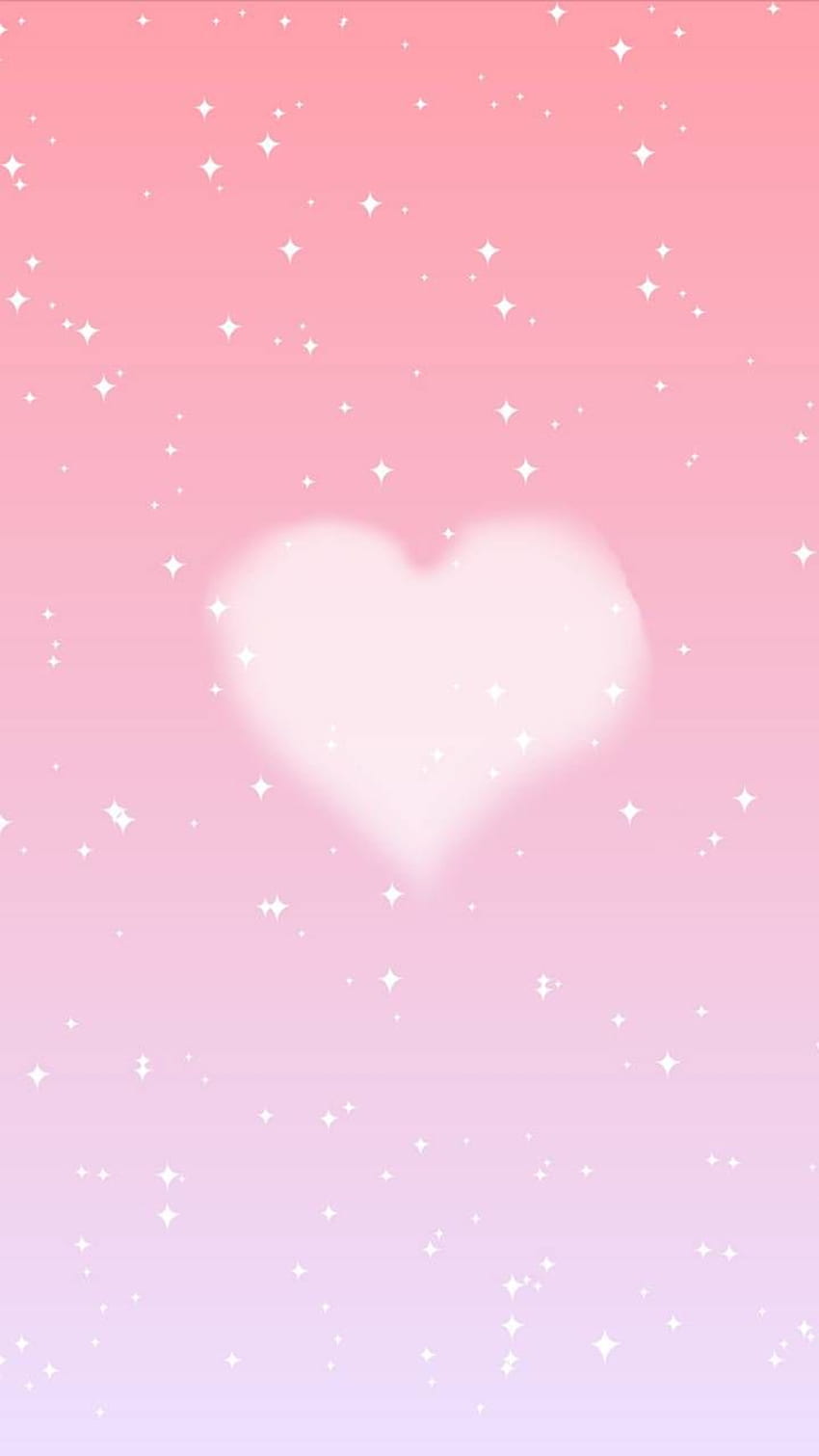 Pink heart by arsi26 - b0, Pastel Pink Heart HD phone wallpaper | Pxfuel