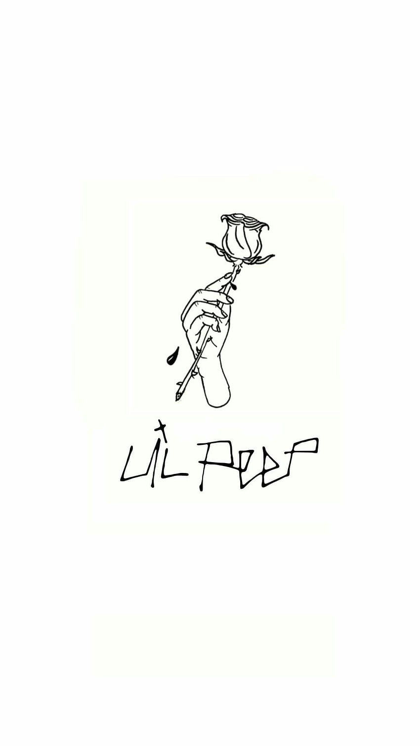 Архамнатическо изкуство върху цитати. Lil peep татуировки, Lil peep hellboy, текстове на Lil peep, лого на Lil Peep HD тапет за телефон