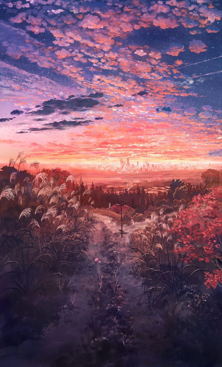 beste bgs. Anime-Landschaften, Landschaften und Kunst, Anime-Landschaftstelefon HD-Handy-Hintergrundbild