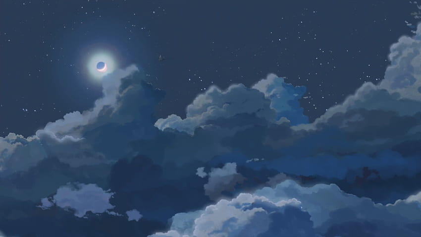 Anime Clouds, Cloudy Anime HD wallpaper