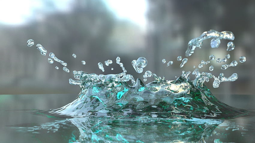 Wasser, Tropfen, Makro, Spray, Splash HD-Hintergrundbild