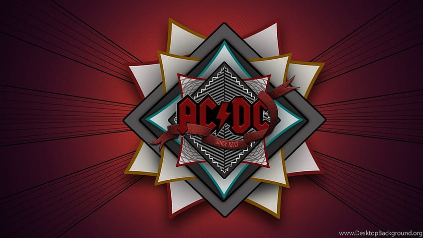 Ac Dc Rock Band Digital Art Hard Logos Background HD wallpaper