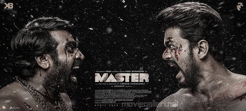 Vijay Sethupathi Vijay Master Movie Third Look - Plakat Master 3rd Look - - Tapeta HD