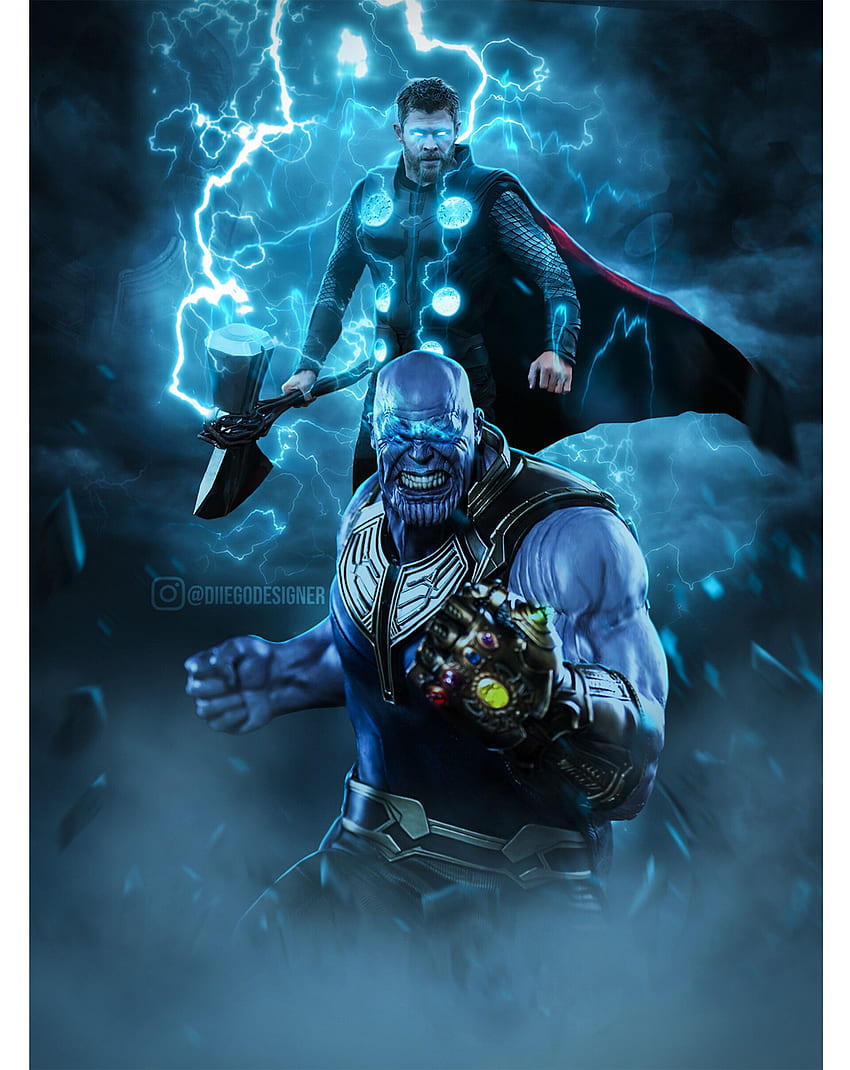 Thor Vs Thanos, Avengers Endgame Thanos HD phone wallpaper | Pxfuel