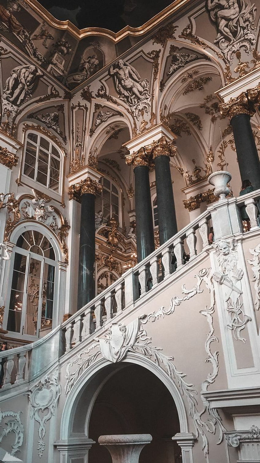 Architecture baroque de luxe emblématique - Architecture baroque de luxe emblématique en 2020. Superbe, Architecture, Pastel esthétique Fond d'écran de téléphone HD