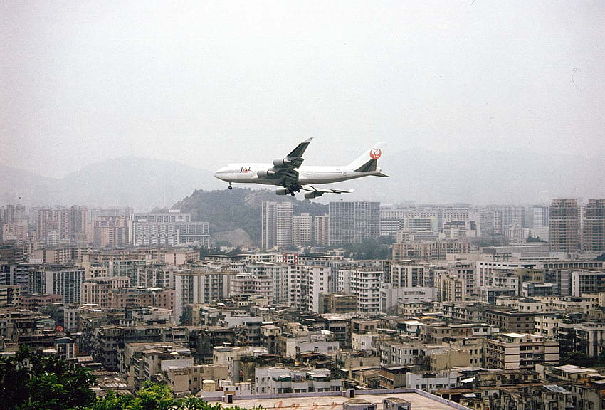 Hongkong China: Hongkong, Kanton, Guangzhou, Macau, Kowloon, Tsimshatsui, Flughafen Kai Tak, Internationaler Flughafen Hongkong HD-Hintergrundbild