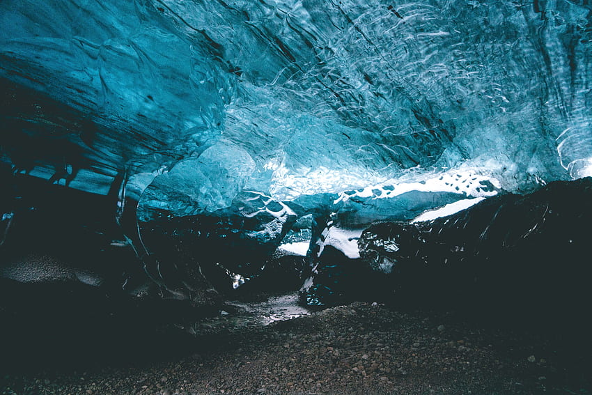 Природа, Лед, Пещера, Исландия, Леден HD тапет