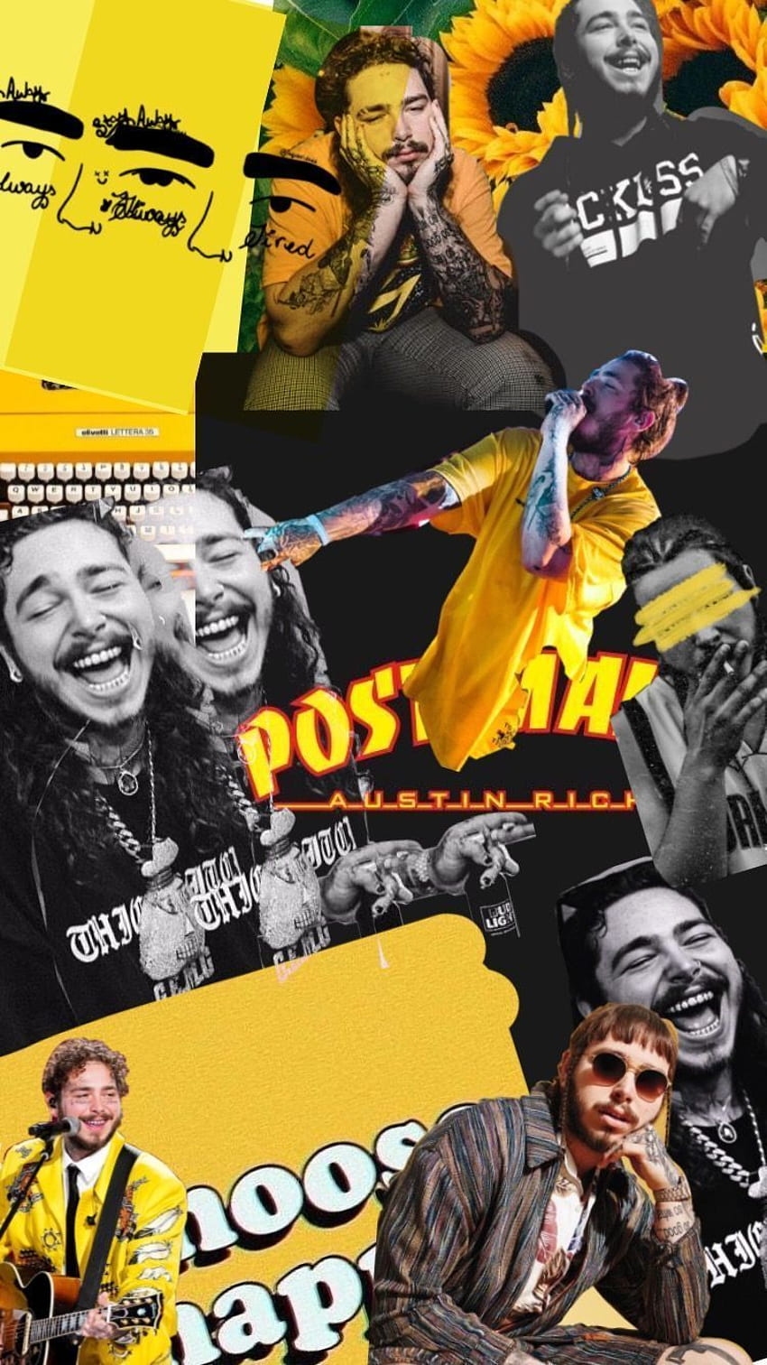 post malone first collage HD phone wallpaper