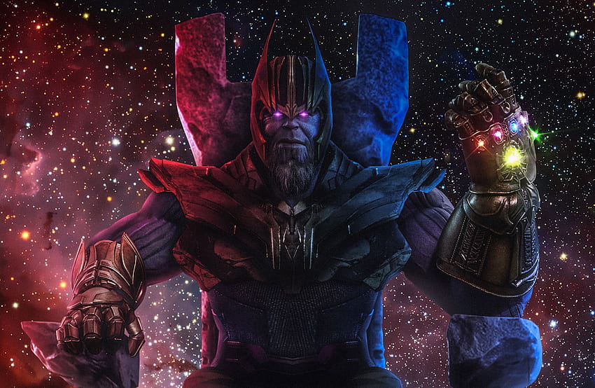 Thanos, Infinity Gauntlet, Avengers 4, , Creative, Cool Thanos HD wallpaper  | Pxfuel