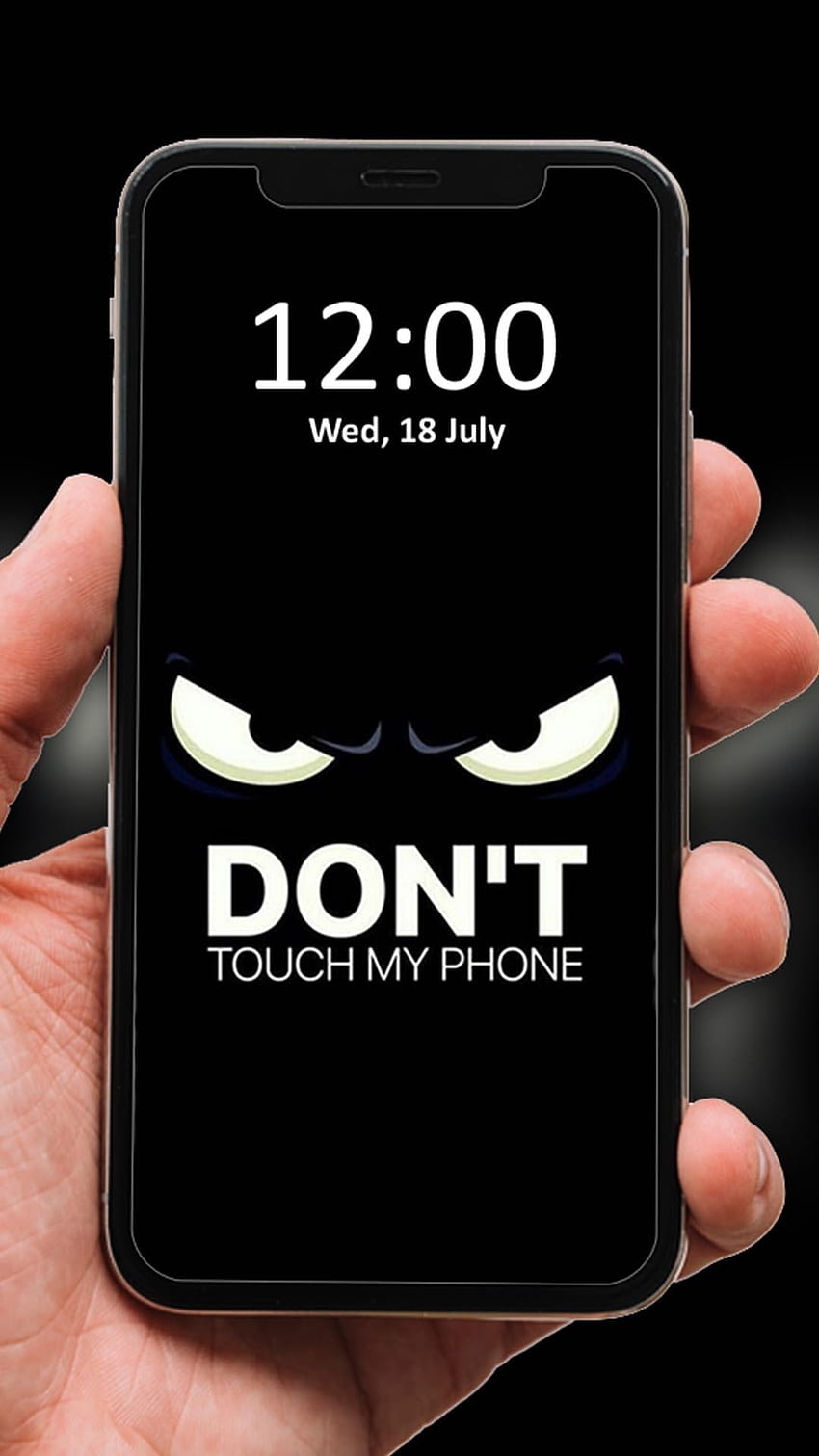 Ne touchez pas mon téléphone, yeux Attitude, attitude Fond d'écran de téléphone HD