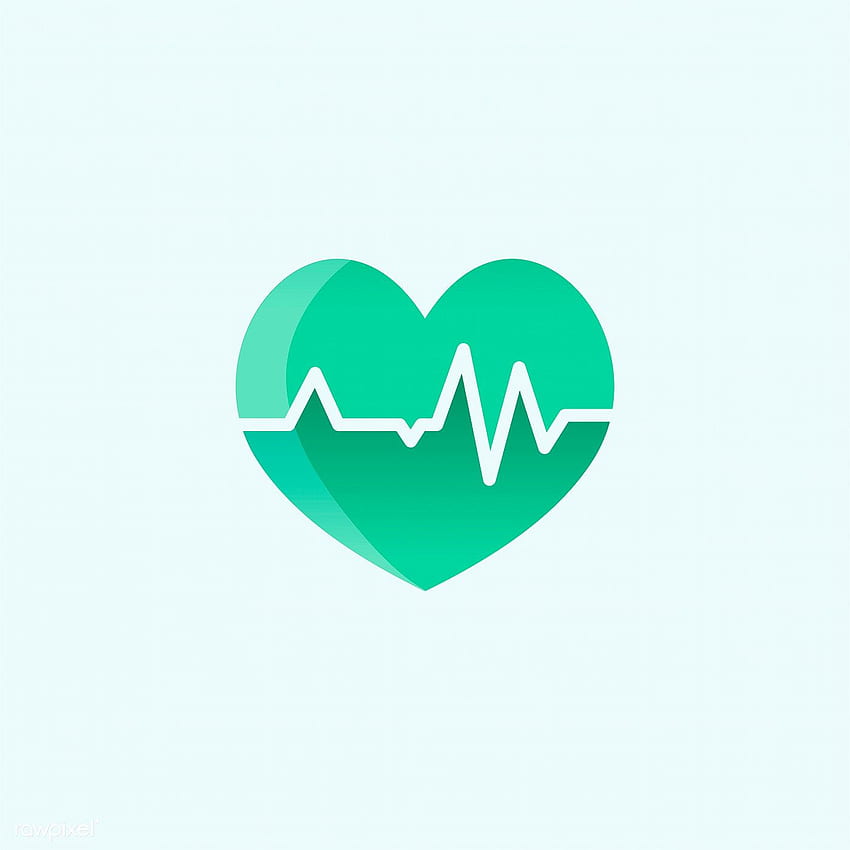 heart with cardiograph icon medical illustration. by / NingZk V. in 2020. Medical illustration, Illustration, Vector HD phone wallpaper