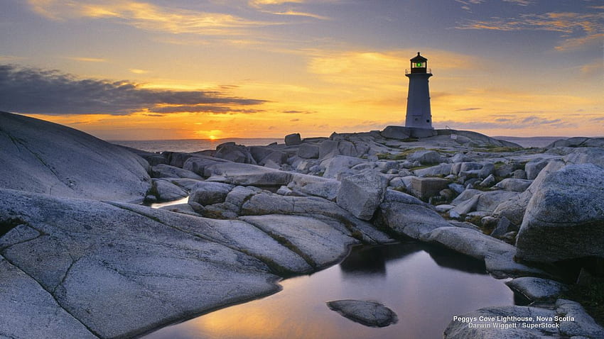 Peggys Cove Lighthouse Nova Scotia . . 1033305 HD wallpaper