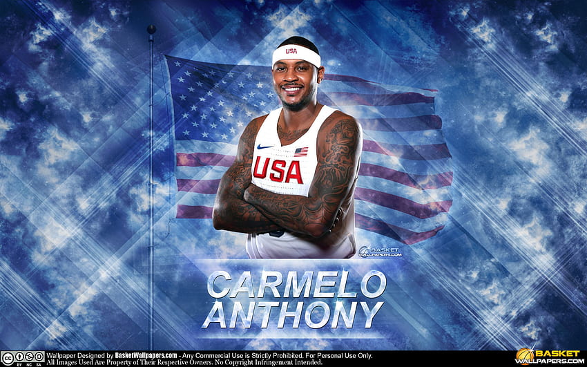 Carmelo Anthony . Basketball at, Carmelo Anthony Logo HD wallpaper