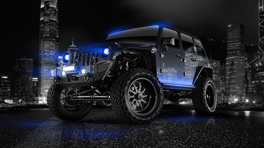 Jeep Wrangler Crystal City Car 2014. Jeep wrangler, Pink jeep wrangler, Pink jeep, Blue Jeep Wallpaper HD