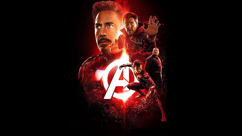 Équipe Iron Man - Avengers Infinity War, Iron Man avec Infinity Stone Fond d'écran HD