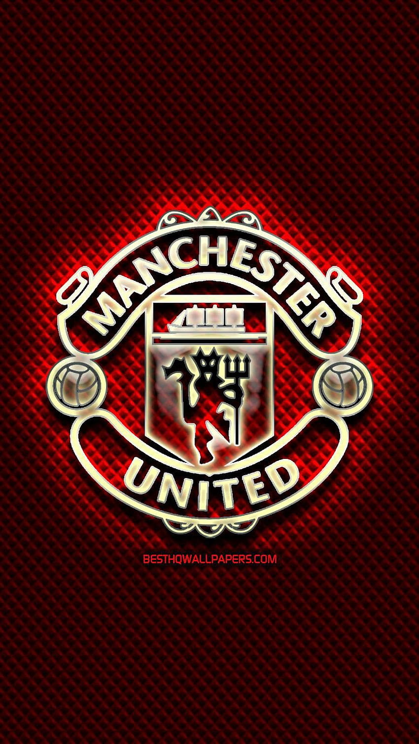 Teléfono del Manchester United. Logotipo del Manchester United, equipo del Manchester United, Manchester United fondo de pantalla del teléfono