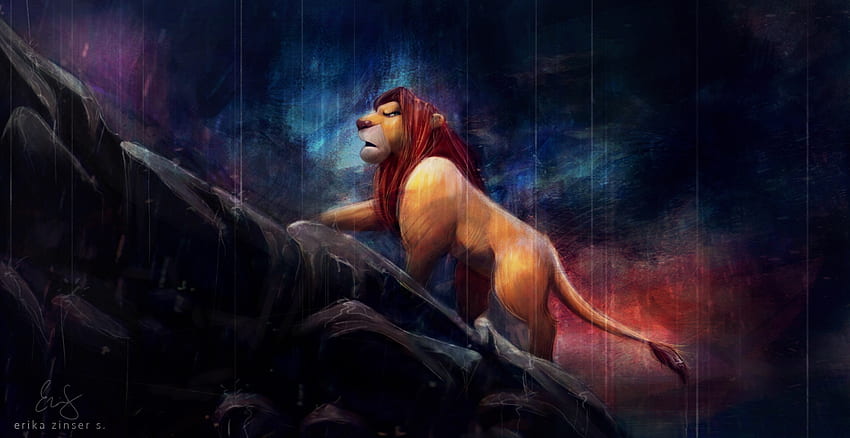 Remember, who you are! Lion King, art HD wallpaper