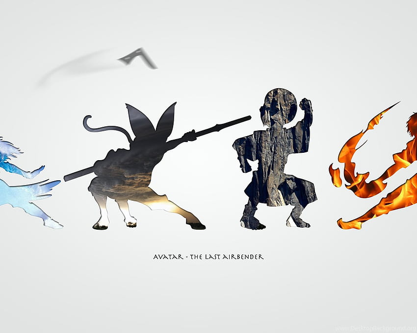 Avatar The Four Elements By Blargmode Background HD wallpaper