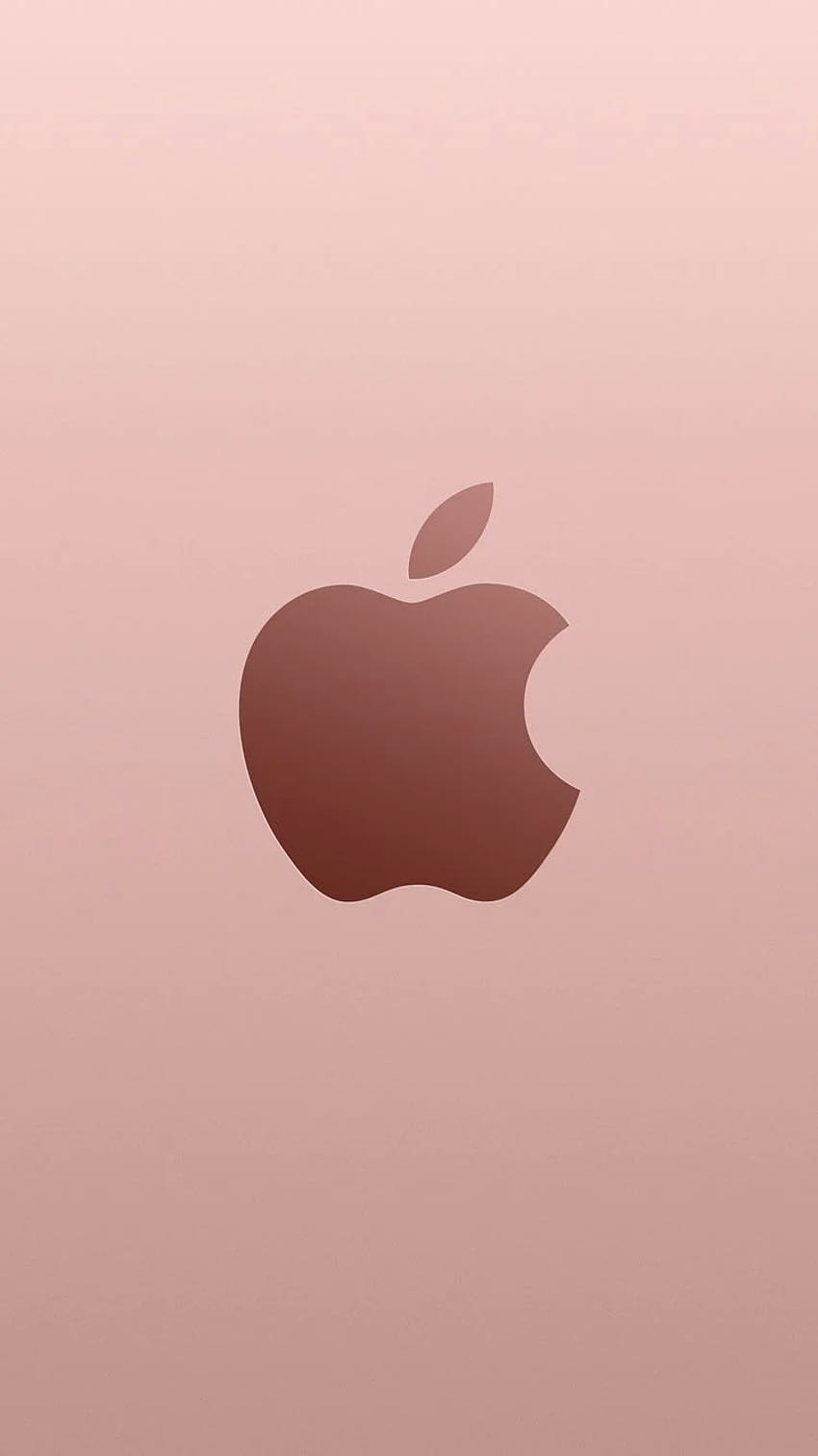 IPhone SE de oro rosa. ¡Fiebre de manzana!. iPhone fondo de pantalla del teléfono