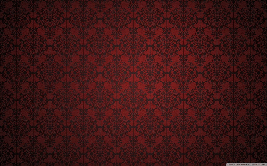 Red Black and Gold Damask (Page 1) HD wallpaper