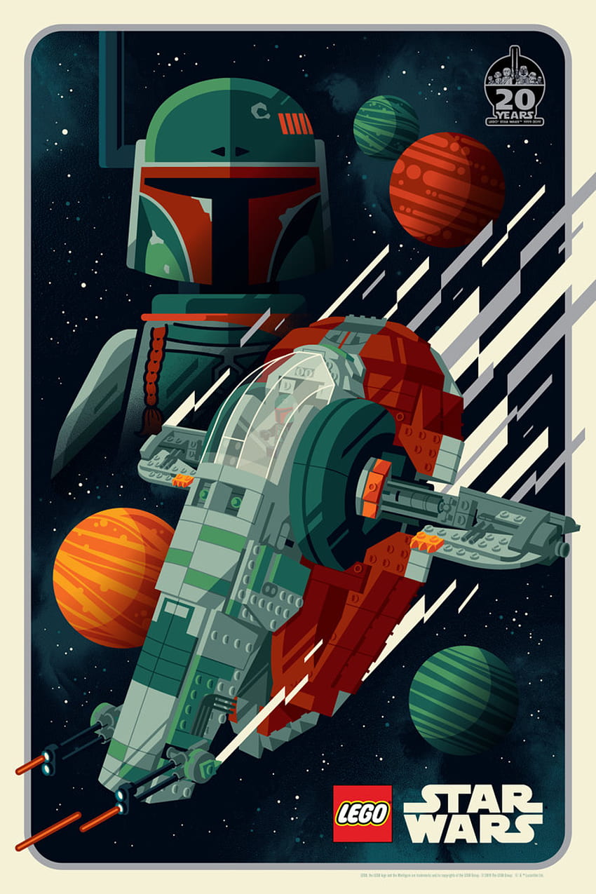 Star Wars-Kunstideen im Jahr 2021. Star Wars-Kunst, Star Wars, Krieg, LEGO Boba Fett HD-Handy-Hintergrundbild