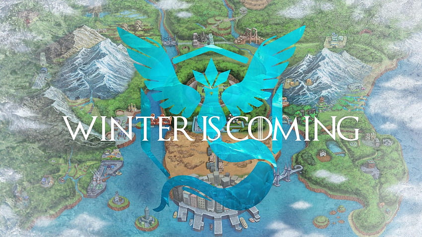 Se acerca el invierno, Pokemon Go, Equipo Místico, Equipo fondo de pantalla