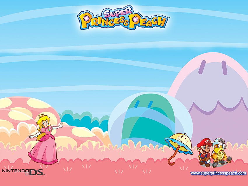 Супер принцеса Праскова - Super Mario Bros. 5599886 HD тапет