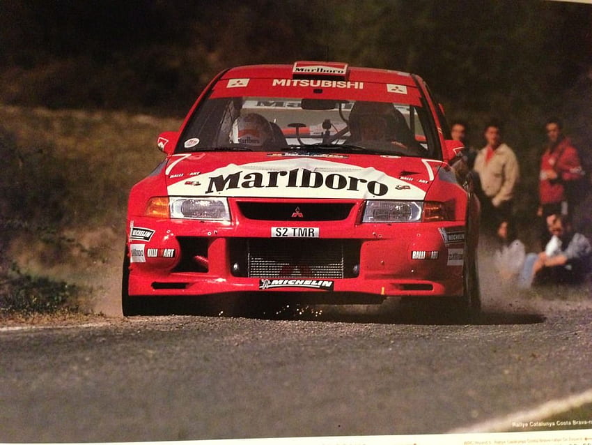 1999년 랠리 캣에서 Tommi Makinen의 Mitsubishi Lancer Evo 6, Tommi Mäkinen HD 월페이퍼