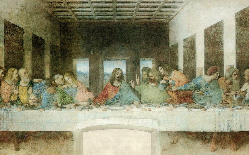 Leonardo Da Vinci Son Akşam Yemeği - 1440 x 900 - Ünlü HD duvar kağıdı