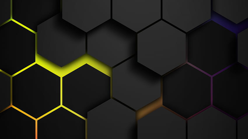 Решетки Цветове Многоъгълник, Абстракт, , Фон и , Готин многоъгълник HD тапет