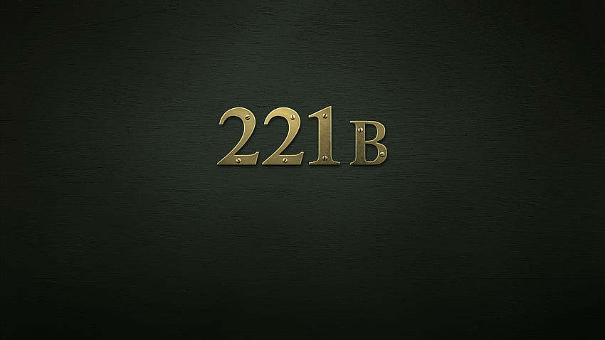 Sherlock 221B Baker Street fondo de pantalla